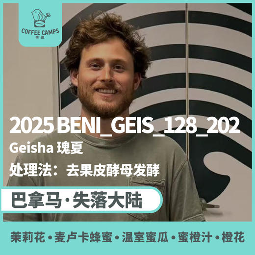 25产季巴拿马 失落大陆 玛格利塔庄园 BENI_GEIS_128_202 瑰夏 去果皮酵母发酵 （生豆）空运批次 商品图0