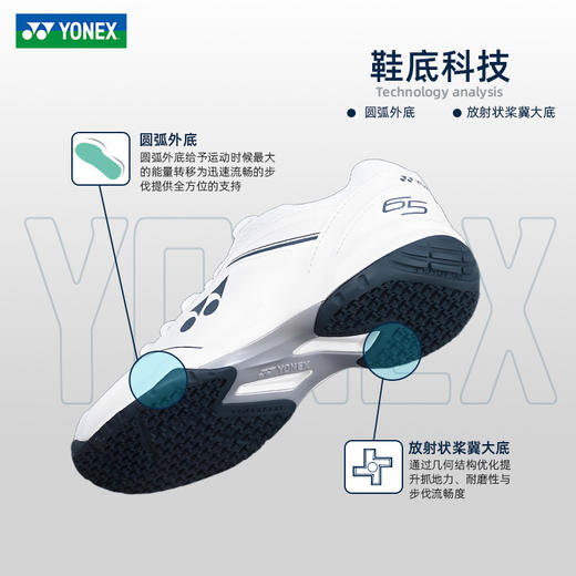 尤尼克斯 男女通码 羽毛球鞋 SHB65X4EX 商品图3