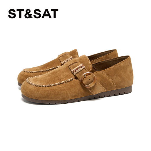 星期六简约玳瑁圆扣舒适勃肯鞋SSD3111042 商品图9