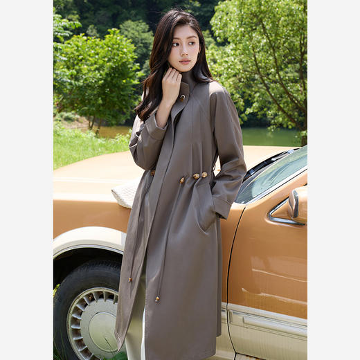 Y5Q08G1975 都市通勤 中长款 风衣 秋季 RJ005 商品图0