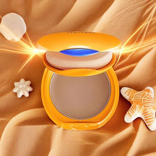 新品！资生堂美黑防晒粉饼12g 商品图2