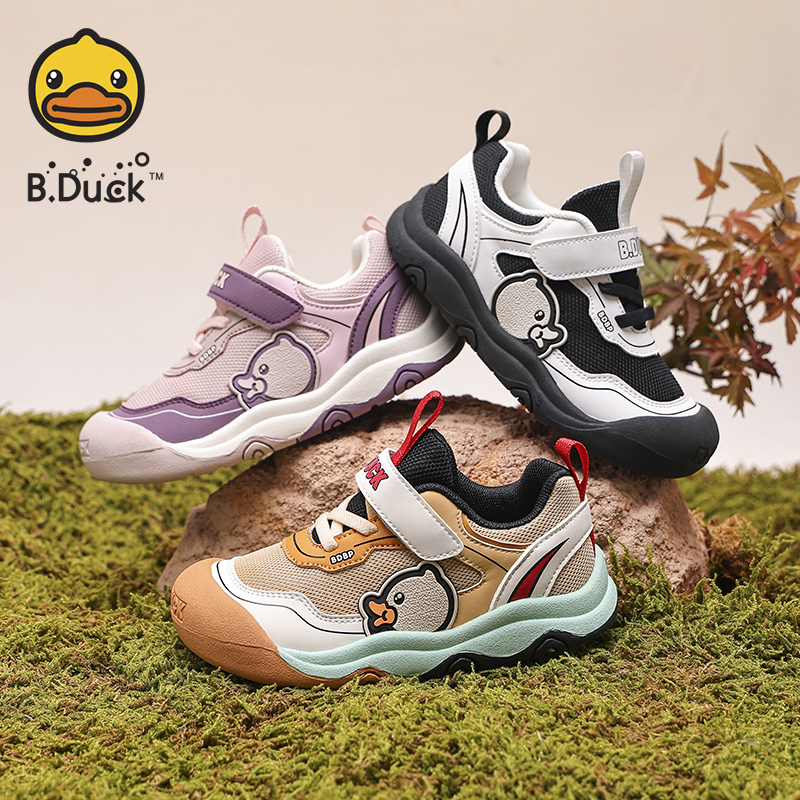 B.Duck小黄鸭童鞋春秋网面软底鞋 B3686808