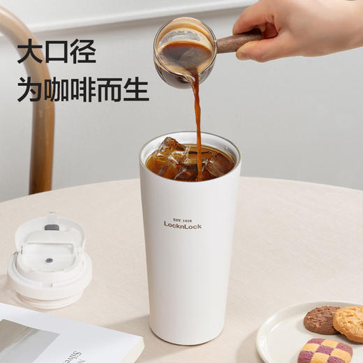 乐扣乐扣（LOCK&LOCK）保温杯水杯陶瓷覆层内胆咖啡杯LHC3414 商品图5