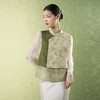 新中式国风桑蚕丝高端气质显瘦修身女装竹斋眠听雨马甲 商品缩略图3