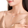 【特价秒杀】周大生DC秘密花园水滴珍珠项链女生纯银S925法式锁骨链七夕礼物 商品缩略图4