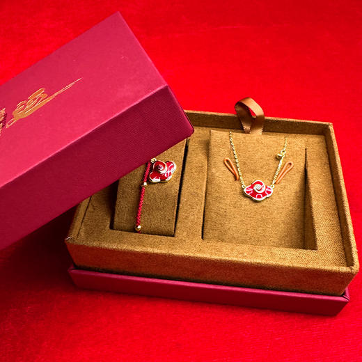 鸿运来-项链手链套装 项链含银2.8g+手链含银2g 商品图7