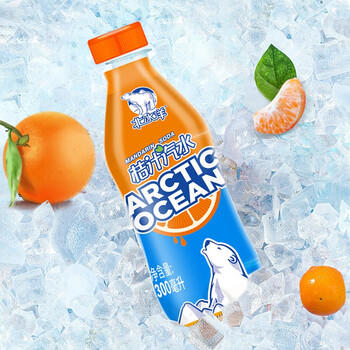北冰洋 桔汁汽水 经典果汁 碳酸饮料气泡饮料 便携瓶300ml*24瓶/整箱装 /水饮冲调 /饮料 /碳酸饮料 商品图3