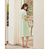 【小个子】 IEF/爱依服2025 夏季 法式优雅气质感通勤风百搭显瘦连衣中裙DS41377 商品缩略图4