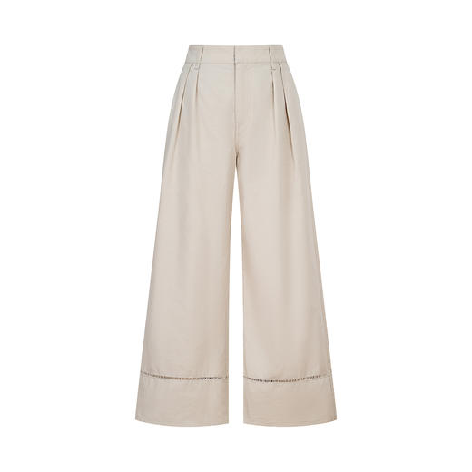 HeyDress宽松民族风叠褶九分裤 商品图4