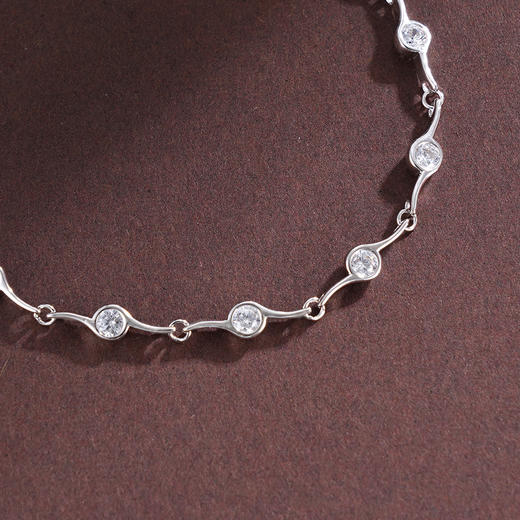 子佩集S925银【星河清波】手链【SL070476B】纯银时尚星点锆石时尚2507 商品图6