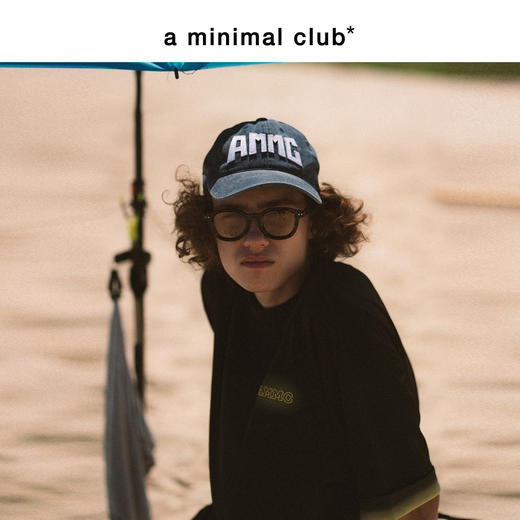 a minimal club宽松圆领渐变短袖T恤休闲街头时尚百搭夏AM55TE08 商品图0