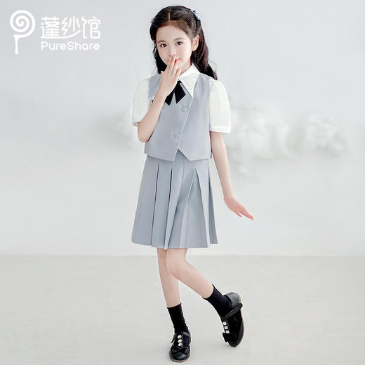 pureshare 学院风系列 海盐奶茶（长袖+短袖） 商品图6