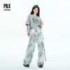 P&X设计师女装2025秋季阔腿工装裤扎染休闲长裤825309176 花色 商品缩略图1
