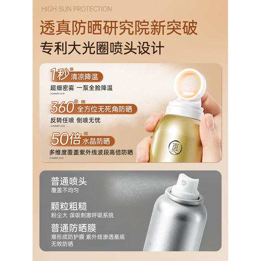 【彩妆79选3】透真施莉洛清透倍护防晒喷雾SPF50+PA+++200ml 商品图7
