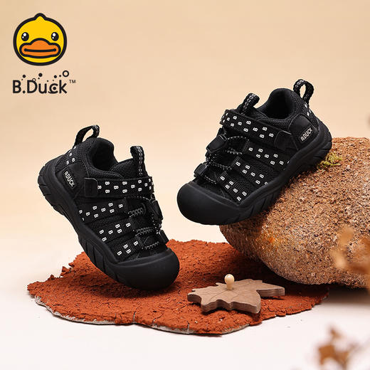 B.Duck小黄鸭童鞋春秋休闲防撞常规运动22-30 B3686955 商品图2