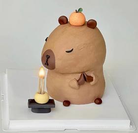 卡皮巴拉生日蛋糕