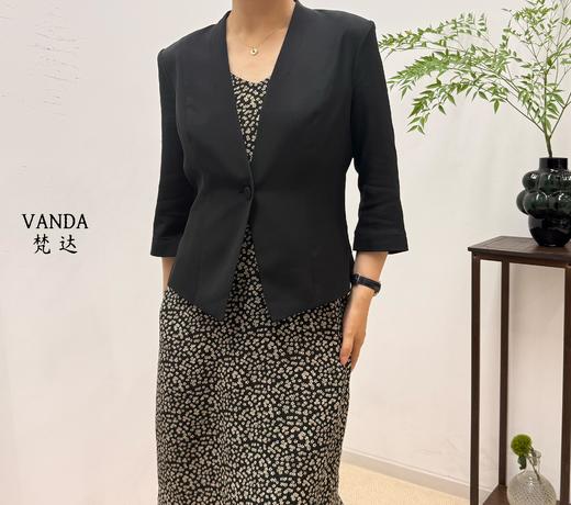 小立领重磅真丝西服 商品图0