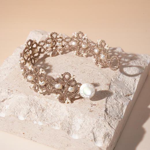 订购8周到｜Lorina Balteanu-ECRU-珍珠 手链［法国设计师］ 商品图0