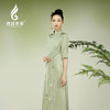 吉祥衣家新中式国风新款高端气质修身女装穿花峡蝶高定真丝连衣裙 商品缩略图3