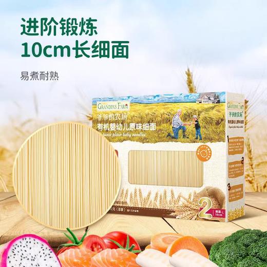 爷爷的农场有机婴幼儿原味短面细面蔬菜短面五谷蔬菜营养面YNC-940090/YNC-940120/YNC-940250/YNC-940328 商品图1