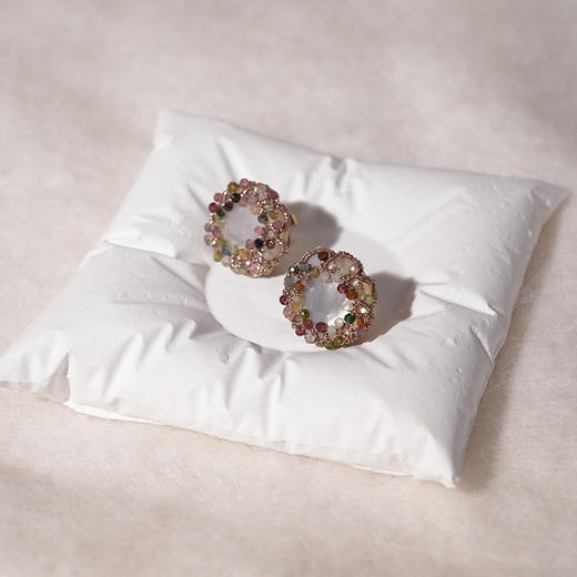 北京仓｜Lorina Balteanu-GABI-碧玺 耳钉［法国设计师］ 商品图3