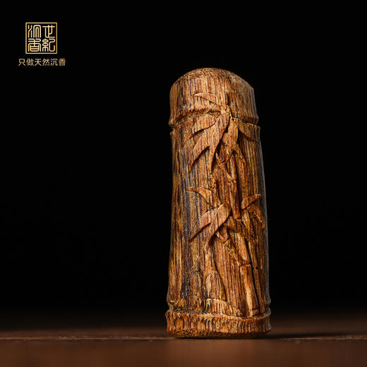 君·竹丨天然芽庄白奇楠雕件 4.02克 SP9494 商品图0