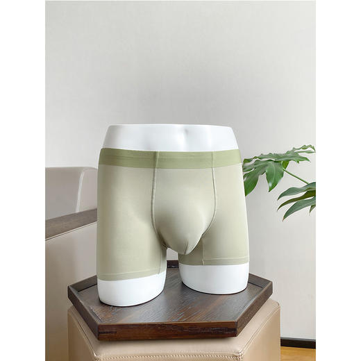 【3条装】 80S男士莫代尔蚕丝内裤 吸湿透气 细腻顺滑 高弹无痕设计 轻压舒适0束缚 商品图5