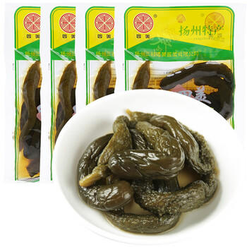 三和四美酱菜 喝粥下饭咸菜 嫩乳瓜酱黄瓜 120g*4袋 中华老字号 /粮油调味 /调味品 /榨菜/酱腌菜 商品图5