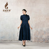吉祥衣家新中式国风裙子气质显瘦修身女装无问东西真丝连衣裙 商品缩略图3