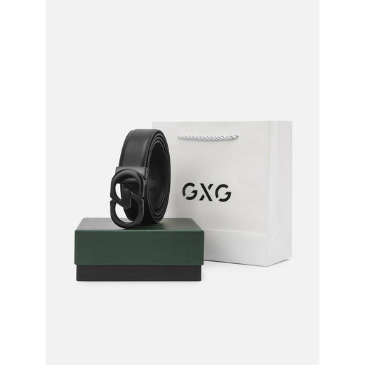GXG皮带男自动扣商务休闲中青年商务皮带裤腰带时尚 商品图4
