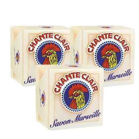 大公鸡管家 马赛洗衣皂 肥皂儿洗衣肥皂马赛皂手洗皂 300g*3块 /家庭清洁/纸品 /衣物清洁 /洗衣皂