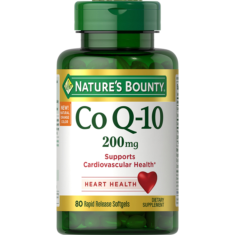【含邮含税】Nature's Bounty自然之宝辅酶Q10软胶囊80粒/瓶
