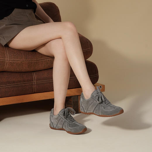 Westory2025年秋季德迅鞋慢跑鞋内增高休闲细带运动鞋W25CM76541 商品图1