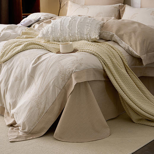 多喜爱 60S全棉双层纱色织提花-麦田守望【100%全棉双层纱】【色织提花】【60S长绒棉】【礼盒包装】柔软细腻 宽边工艺 商品图8