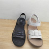 豪行夏季新款24272629真皮休闲低跟妈妈女鞋凉鞋皮鞋 商品缩略图2