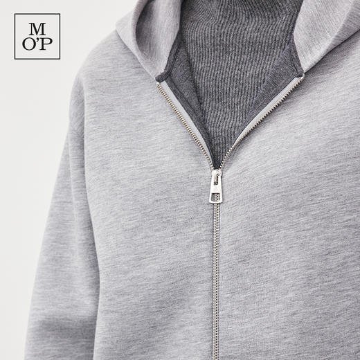 Marc O'Polo/MOP冬季新款高级时尚简约宽松连帽卫衣开衫女士外套 商品图4