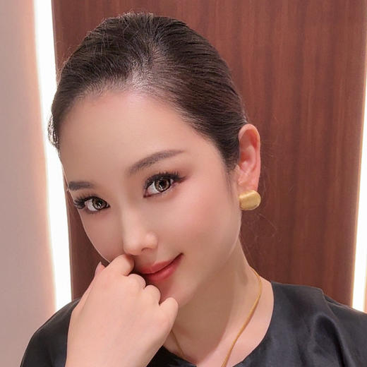 GAONAS 万华镜璀璨贵气金色设计耳环11539EGO 商品图4