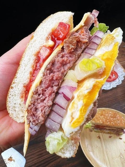 顺丰包邮，品牌直发99.9元抢10片️紫光园清真谷饲和牛肉饼精选优质澳洲谷饲和牛肉低温排酸3:7的肥瘦比例肉质细嫩多汁配料表干净顺丰基地直邮 商品图11