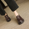 阿么手工女鞋厚底一脚蹬真皮软底乐福鞋2025新款百搭小皮鞋6.5CM 商品缩略图3