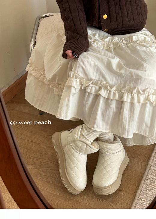 【YW】无忧购厚绒雪地鞋女2025冬季学生新款百搭保暖短靴加绒韩版女鞋1907（截单后3-5天发货） 商品图9