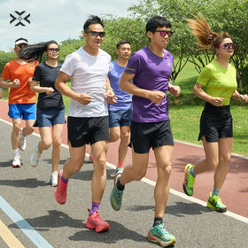 有为者/男女款越野多功能腰包吸汗快干口袋马拉松5寸跑步内衬短裤