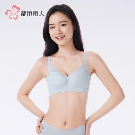 都市丽人内衣女士内衣提花布内衣文胸树脂胶圈三排四扣LBH5F6 商品图1
