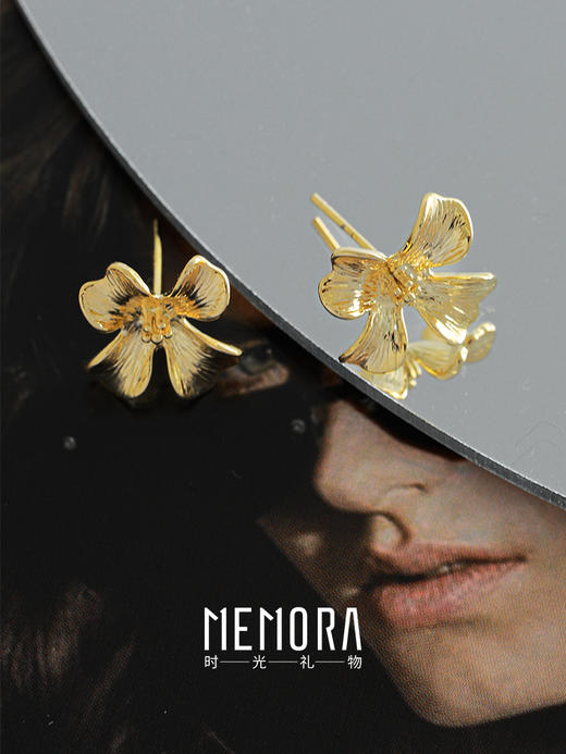 【任选3件599元】人间馥桂花耳饰 S925银耳环时尚ins风花朵耳钉MEMORA诗普琳YEE02001（线上专供） 商品图6