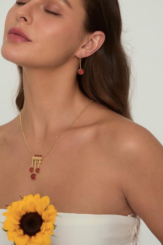 SOL DE VERANO 格兰纳达红石榴复古项链 商品图4