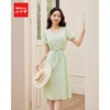 【小个子】 IEF/爱依服2025 夏季 法式优雅气质感通勤风百搭显瘦连衣中裙DS41377 商品缩略图0