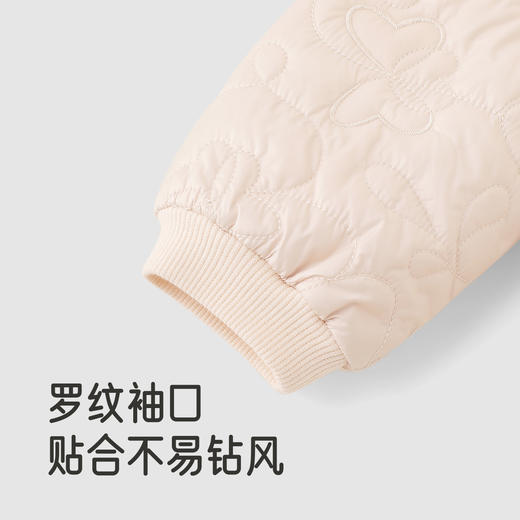 【商场同款】英氏婴儿衣服秋冬女宝连身衣夹棉保暖女童衣服防风 商品图3