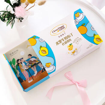 巧妈妈什锦果肉牛奶布丁礼盒 510g 生日礼物儿童休闲零食果肉果冻 /休闲食品 /果冻/布丁 /果冻 商品图0