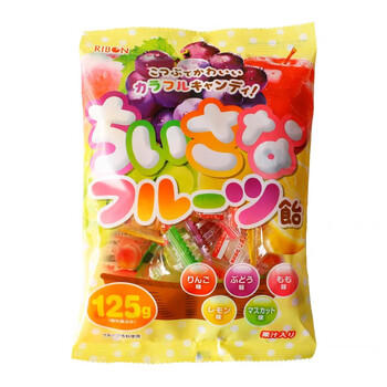 RIBON5口味水果硬糖118.6g糖果理本日本进口儿童果汁糖果零食结婚喜糖 /休闲食品 /糖果 /硬糖 商品图4