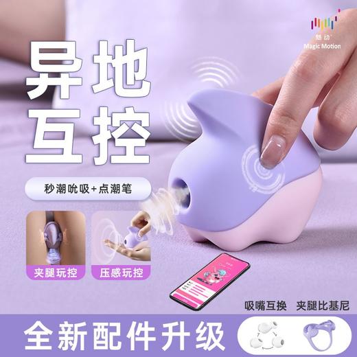 【点潮强震，声波吮吸！】成人玩具 魅动独角兽吮吸阴蒂 女性秒潮自慰器 吸舔震动按摩 高潮神器 情趣玩具-QB 商品图3