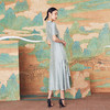 吉祥衣家中国风新中式复古女装2025新款女装余音袅袅真丝连衣裙 商品缩略图1